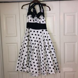 Hell Bunny polka dot dress